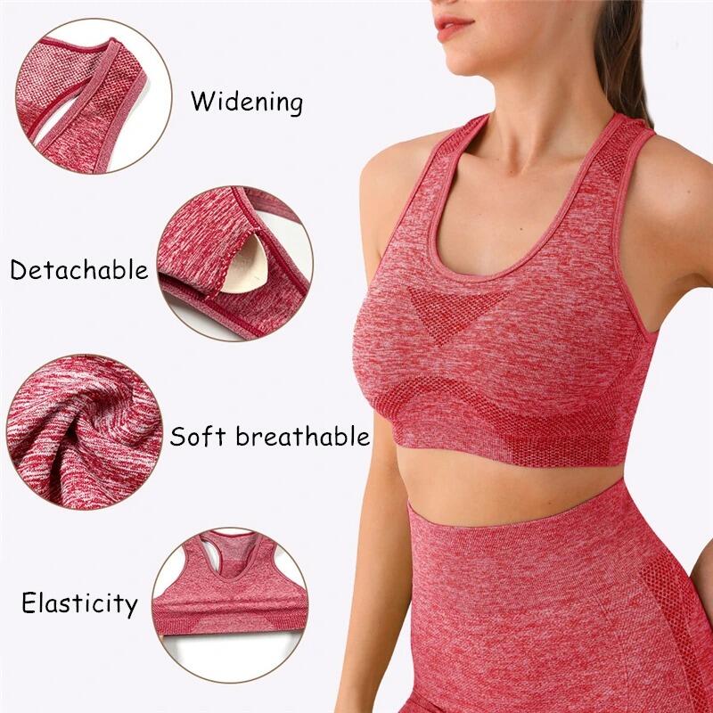 Conjunto deportivo mujer rojo 2 piezas