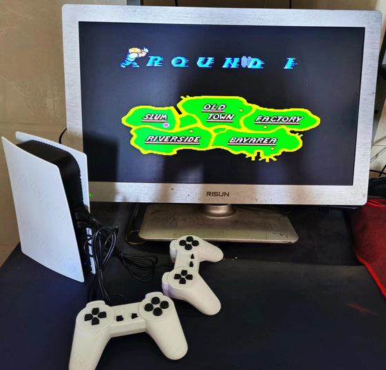 Consola retro TV con 2 mandos