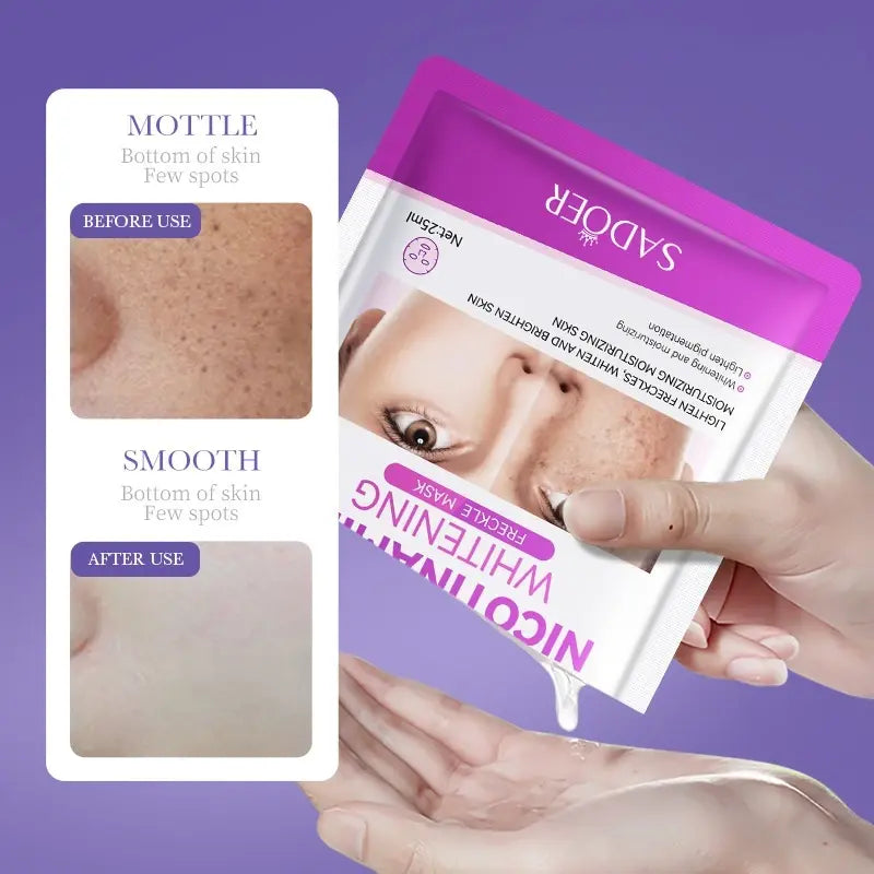 Mascarilla facial con nicotinamida
