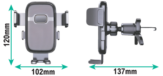 Soporte de móvil para coche estable
