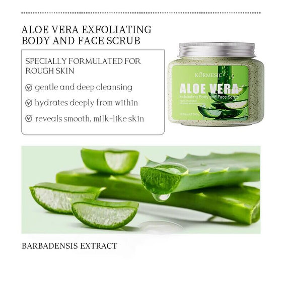 Exfoliante corporal aloe vera suave