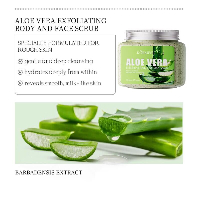 Exfoliante corporal aloe vera suave