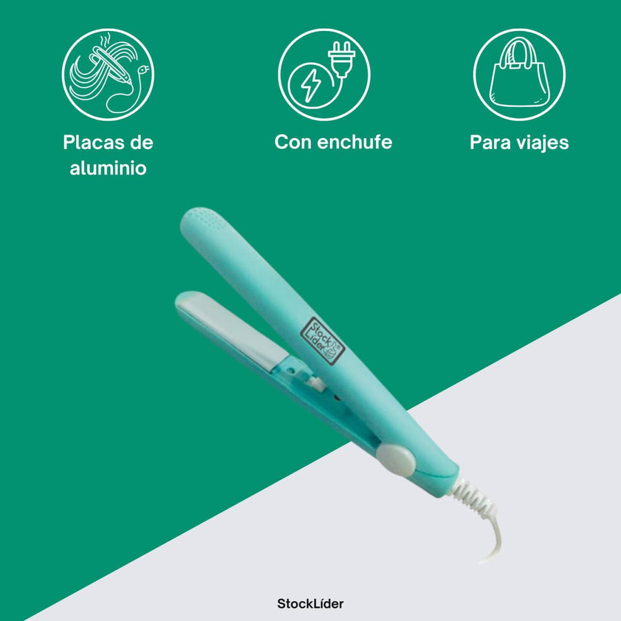 Mini plancha pelo portátil para flequillo