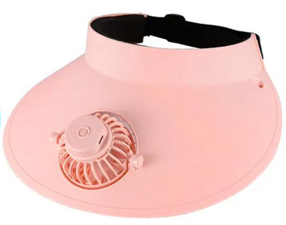Gorra ventilador recargable USB