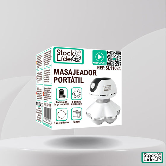 Masajeador portátil recargable para relajarte