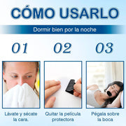 Tiras Bucales Antirronquidos para Dormir