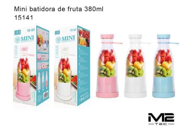 Mini batidora portátil recargable 380 ml