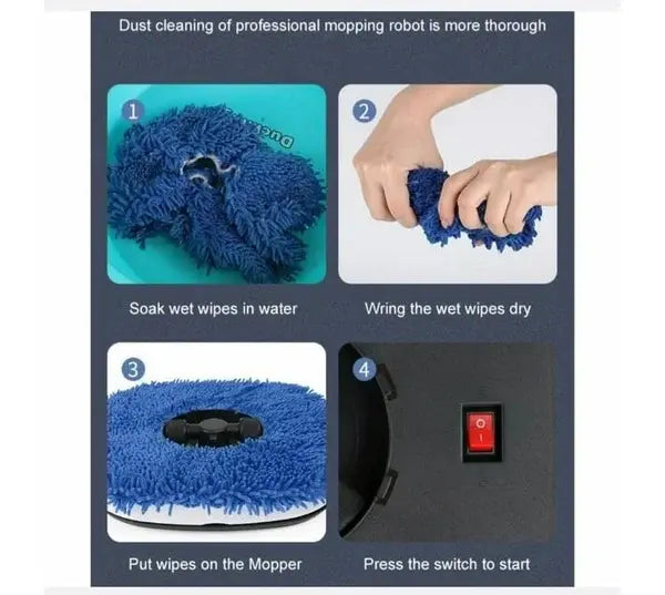 Mopa inteligente automática para casa