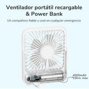 Ventilador silencioso USB plegable