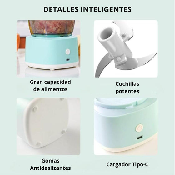 Picadora 350ml compacta para cocina