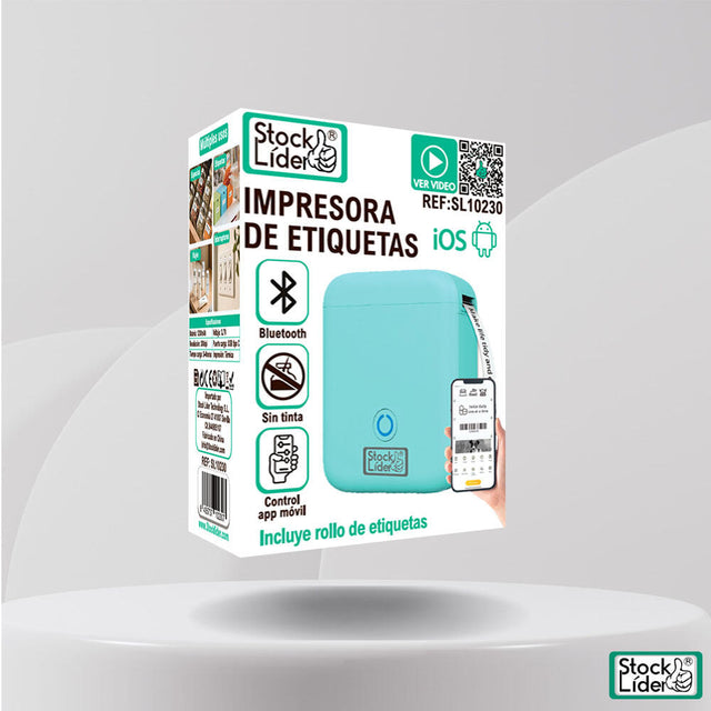 Impresora de etiquetas Bluetooth portátil