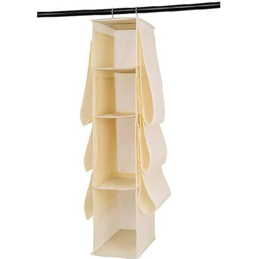 Organizador colgante para bolsos armario