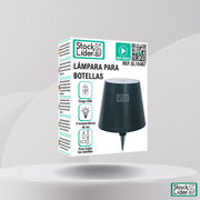 Lámpara para botellas recargable táctil