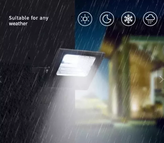 Foco LED solar 500W exterior IP66