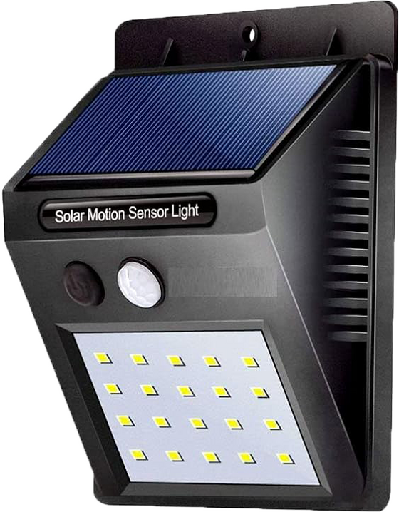 Focos solares con sensor LED para exterior