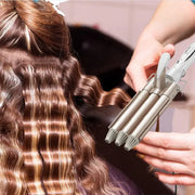 Rizador de Pelo Triple para Ondas