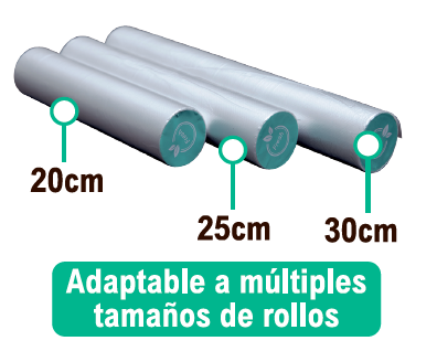 Portarollos multifunción 3 en 1 cocina