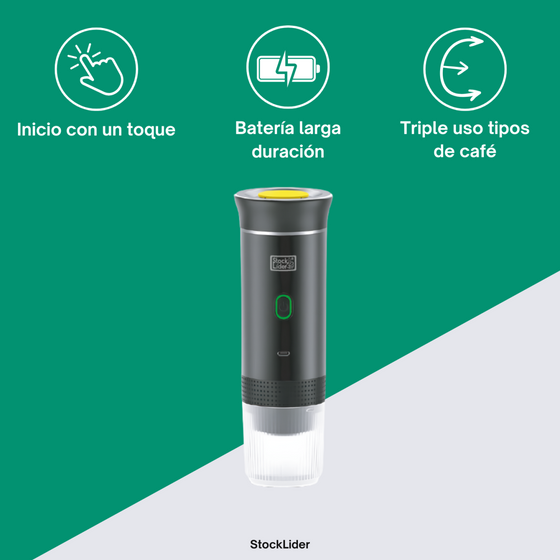 Cafetera portátil para café espresso