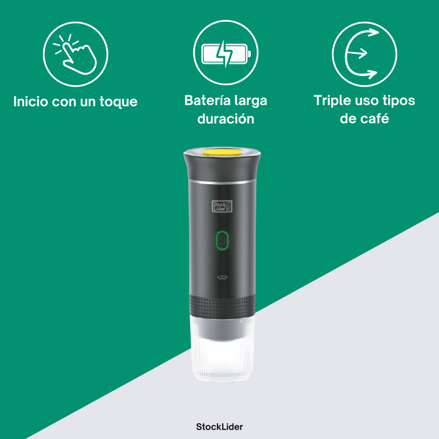 Cafetera portátil para café espresso
