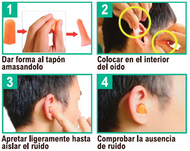 Tapones de oídos amoldables Novarso