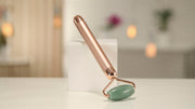 Rodillo facial de jade vibratorio