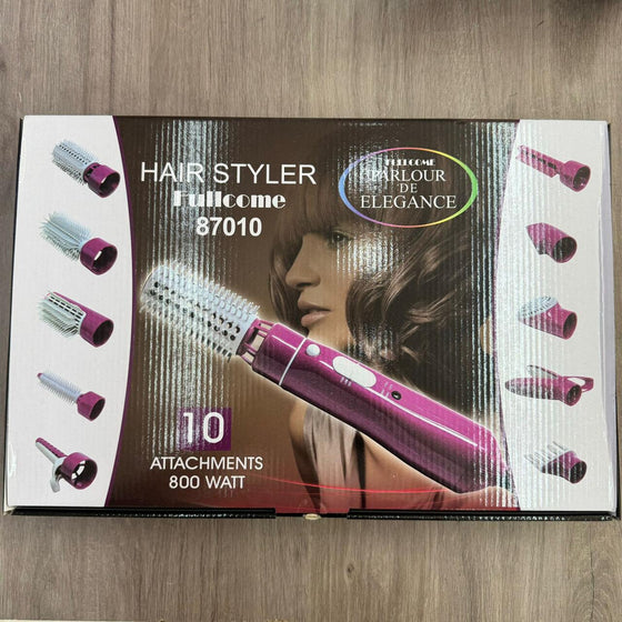 Plancha 10 piezas para peinar y dar volumen