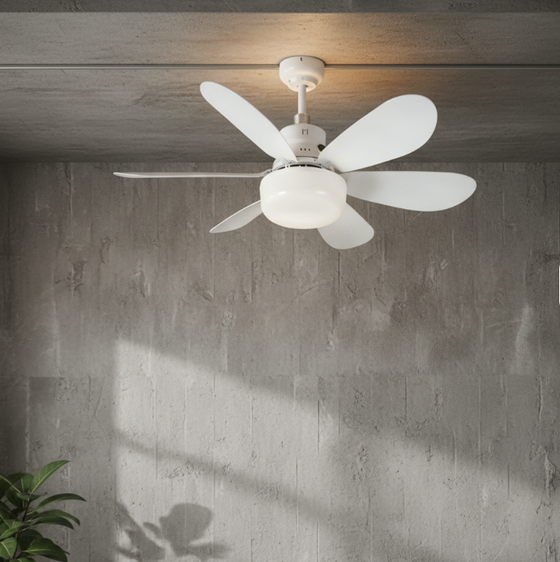 Ventilador de techo LED retráctil