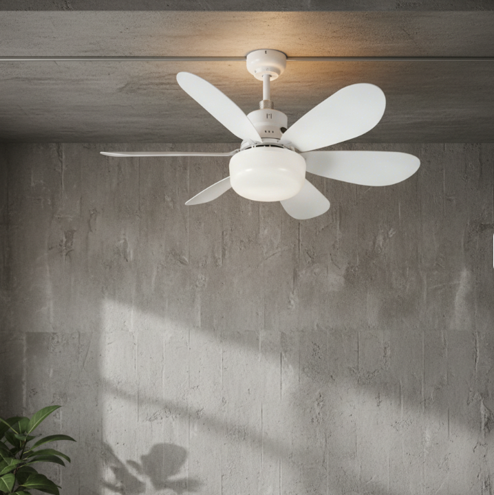 Ventilador de techo LED retráctil
