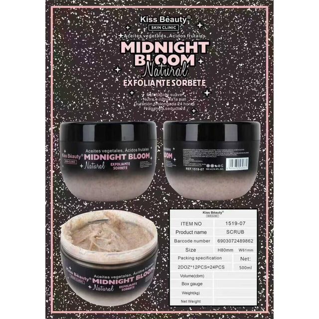 Exfoliante corporal natural Midnight Bloom
