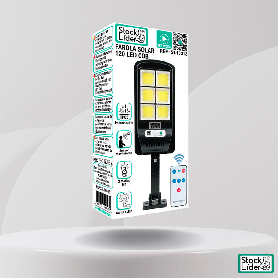 Luz exterior sin cables