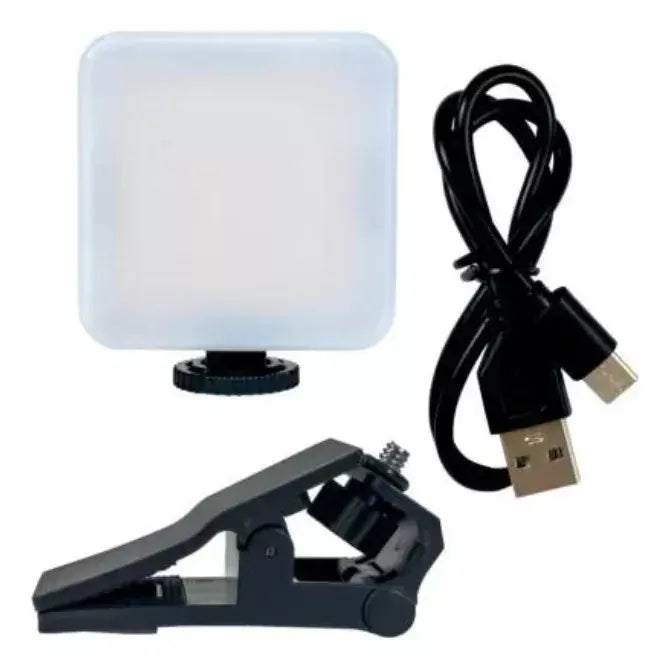 Luz LED vídeo portátil para foto y streaming