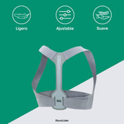 Corrector de espalda invisible y ajustable