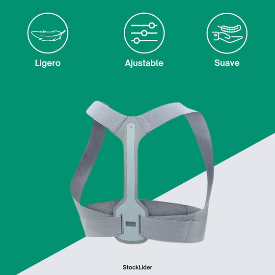 Corrector de espalda invisible y ajustable