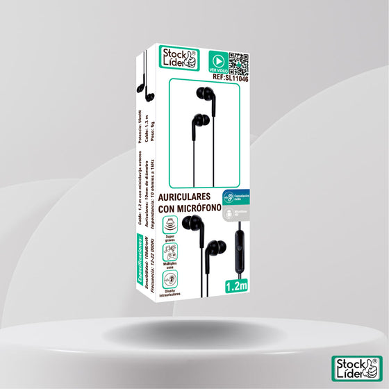 Auriculares con micrófono minijack