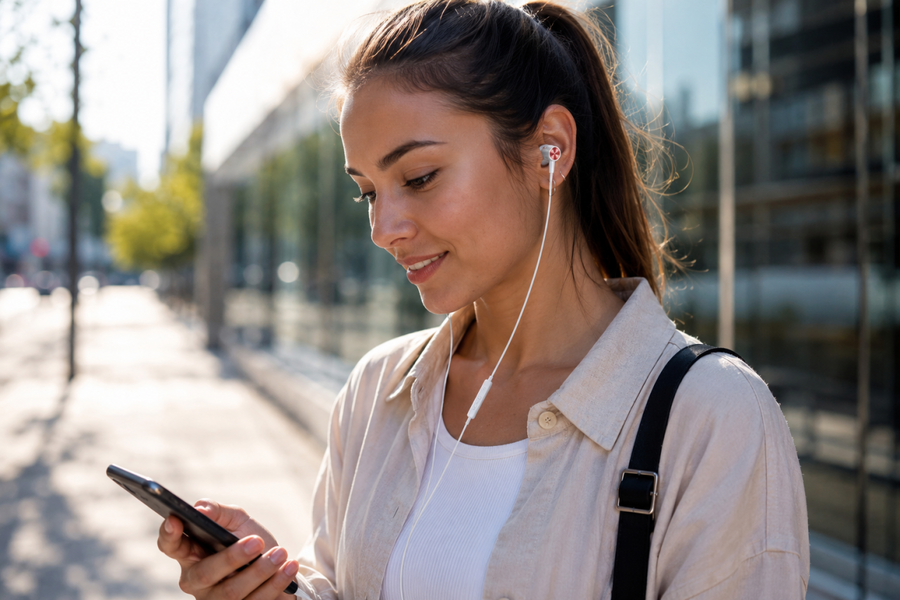 Auriculares con micrófono minijack