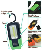 Lámpara de trabajo COB LED portátil