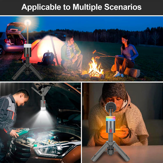 Luz de emergencia recargable camping