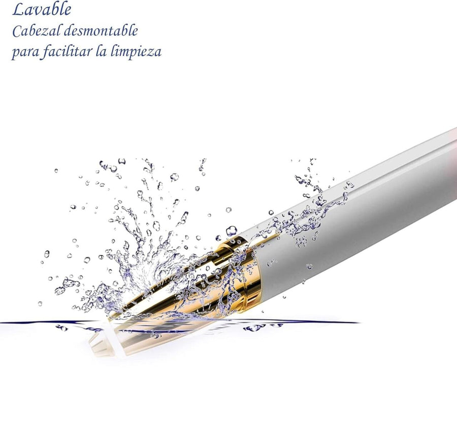 Depilador vello facial discreto y preciso