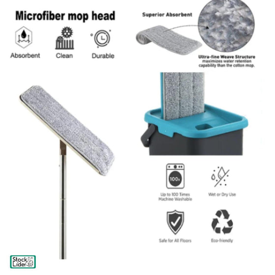 Recambios mopa microfibra reutilizables