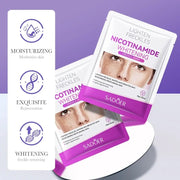 Mascarilla facial con nicotinamida