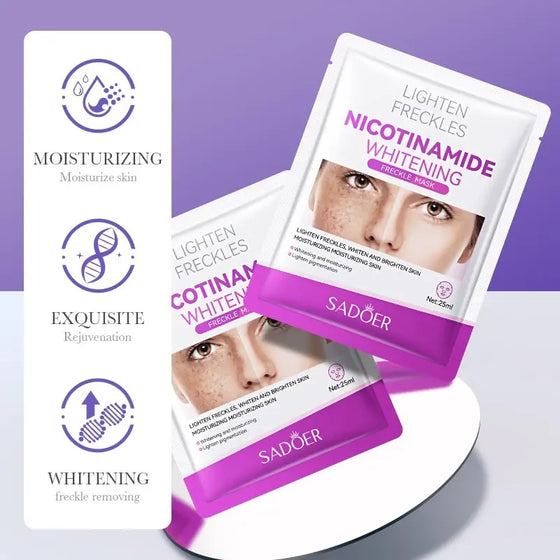 Mascarilla facial con nicotinamida