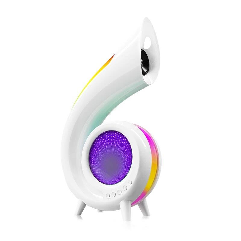 Altavoz concha 6 en 1 con luz LED