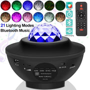 Proyector de galaxia LED con altavoz