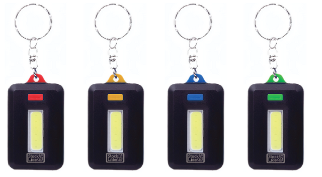Linterna llavero LED COB compacta