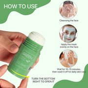 Mascarilla té verde en barra facial