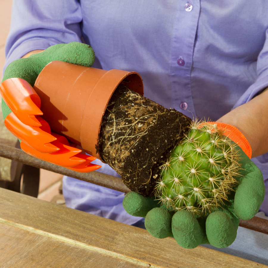 Guantes de jardinería con garras impermeables