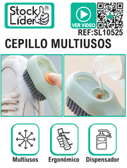 Cepillo multiusos con dispensador