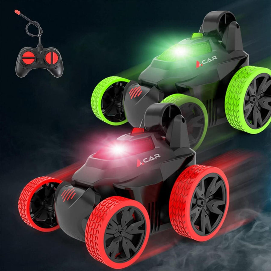 Coche teledirigido acrobático para niños