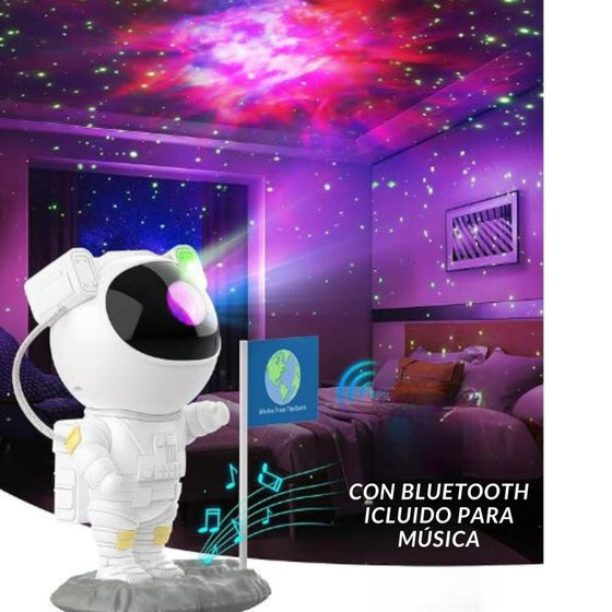 Proyector Astronauta galaxia con altavoz