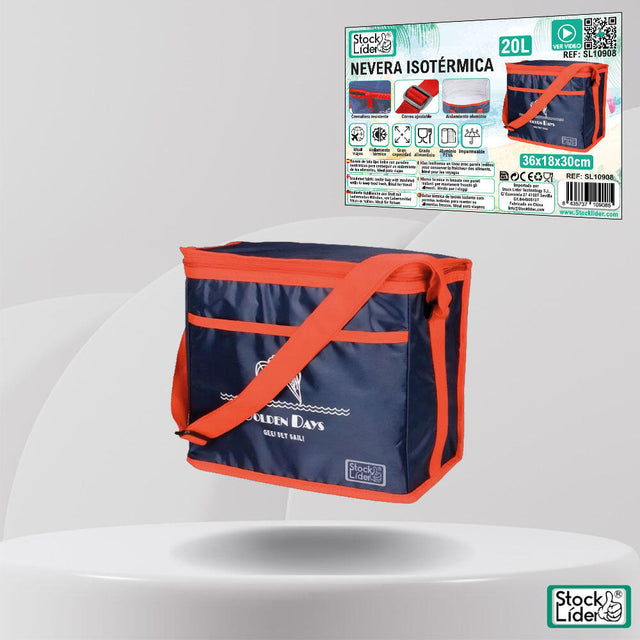 Nevera isotérmica 20L para comida y bebida